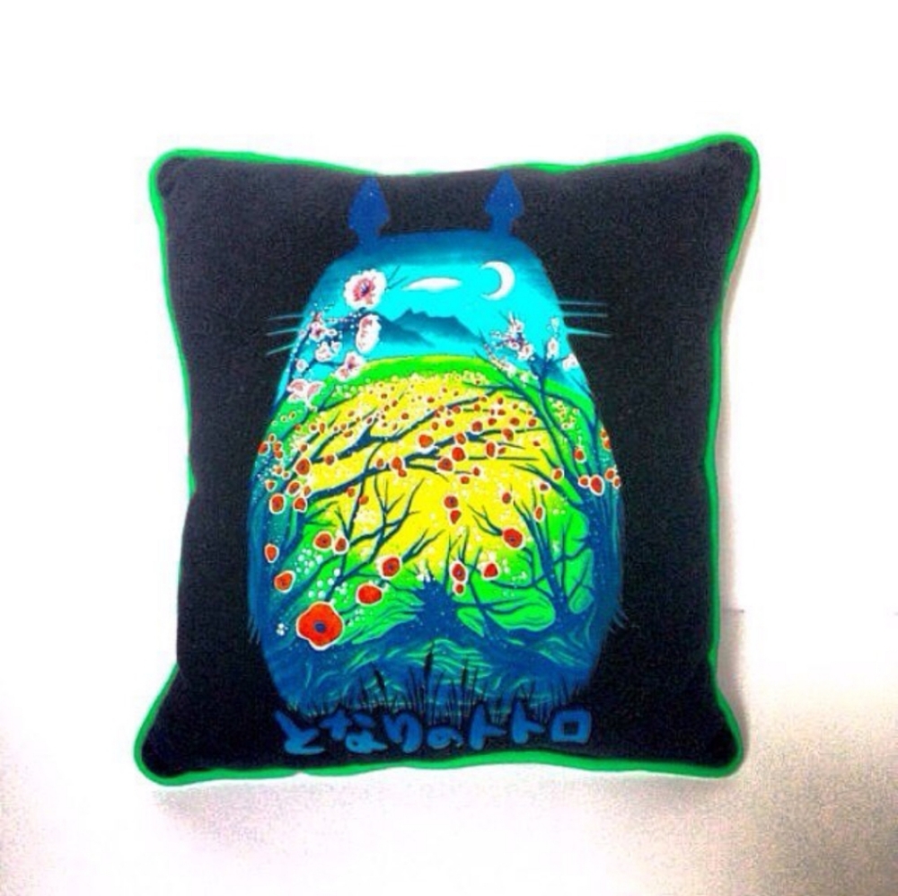 Totoro throw pillow